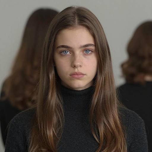 Mysterious Encounter of Two Figures