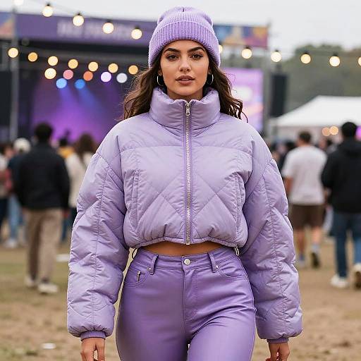 TokyoPop Style Woman at Music Festival