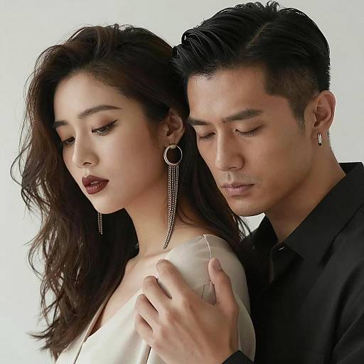 Intimate Embrace of Love and Connection