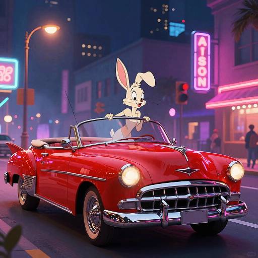 Jessica Rabbit Neon City Cruise