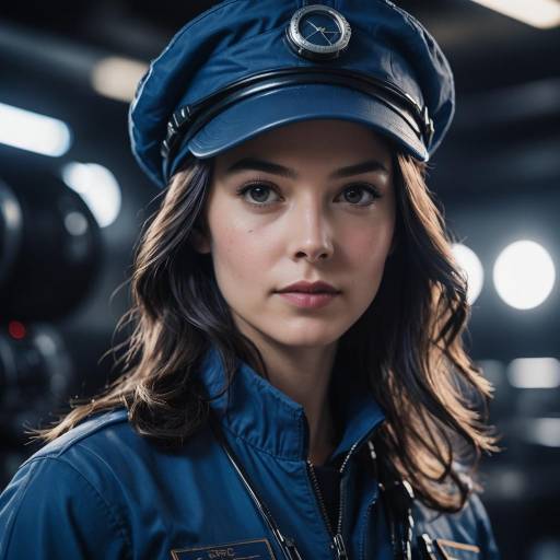 Stunning Portrait of a Young Female Pilot Stunning Portrait of a Young Female Pilot
