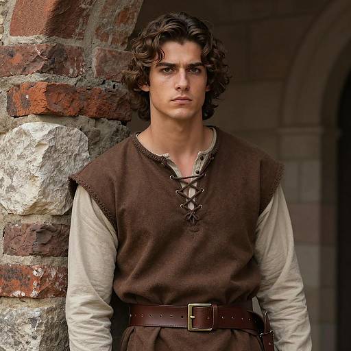 Young Man in Medieval Costume