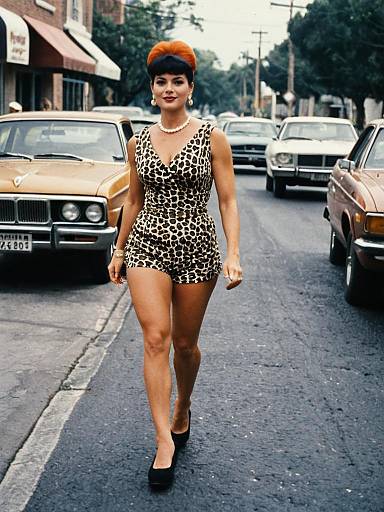 Wilma Flintstone in Leopard Print