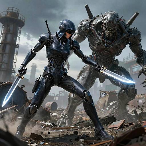 Cybernetic Assassin vs Mutant Showdown