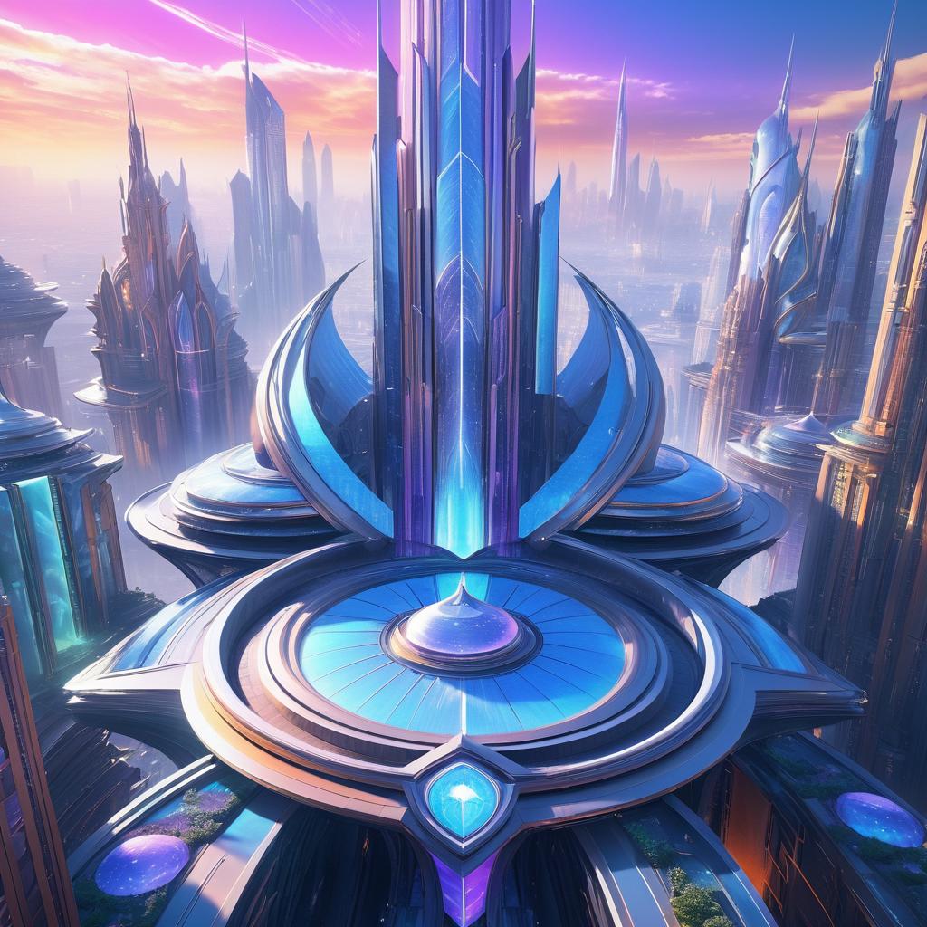 Futuristic Cityscape Art in Ultra HD