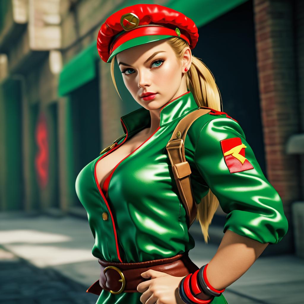 Photorealistic Cammy from Street Fighter