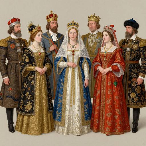 Russian Tsars in Carl Larsson Style