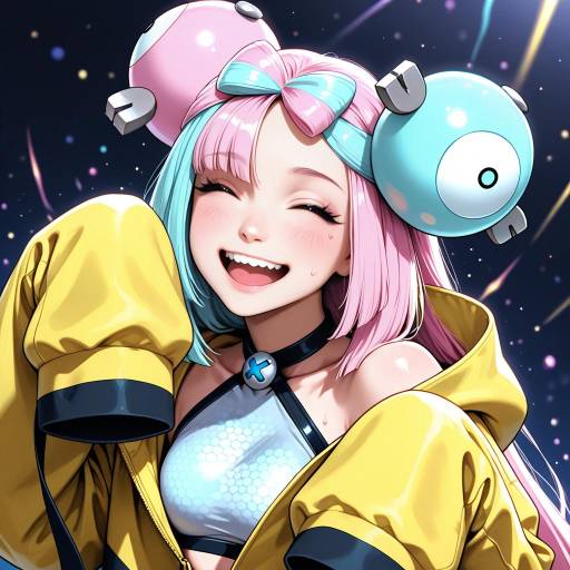 Charming Girls with Colorful Hair Accessories