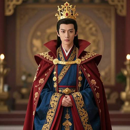 Regal Derong in Royal Attire