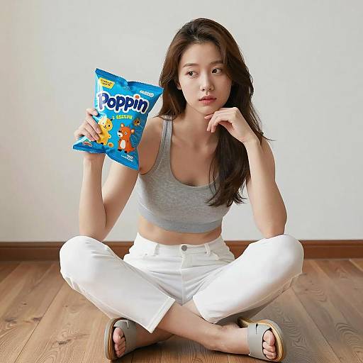 Casual Portrait of a Young Woman