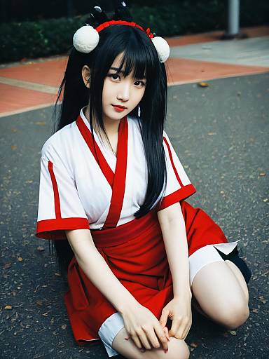 Realistic Momo Yaoyorozu Cosplay Photo