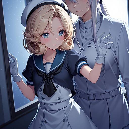 Illustration of Janus (kancolle), kantai collection in the style of Hijiri (resetter)