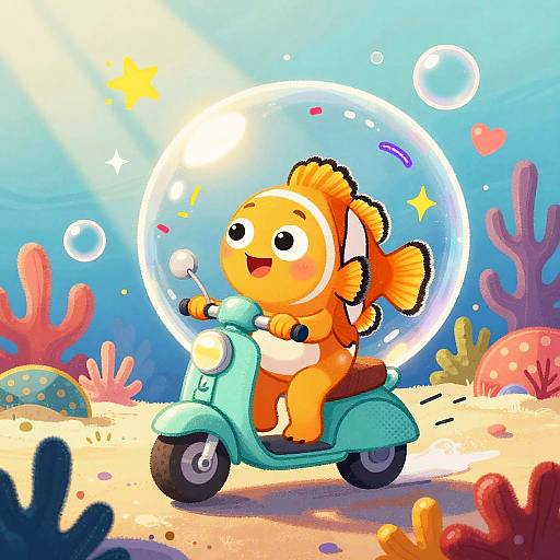 Playful Coral Reef Fish Adventure