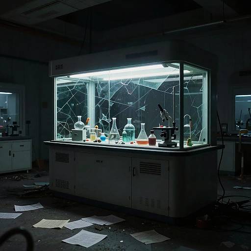 Abandoned Retro-Futuristic Science Lab