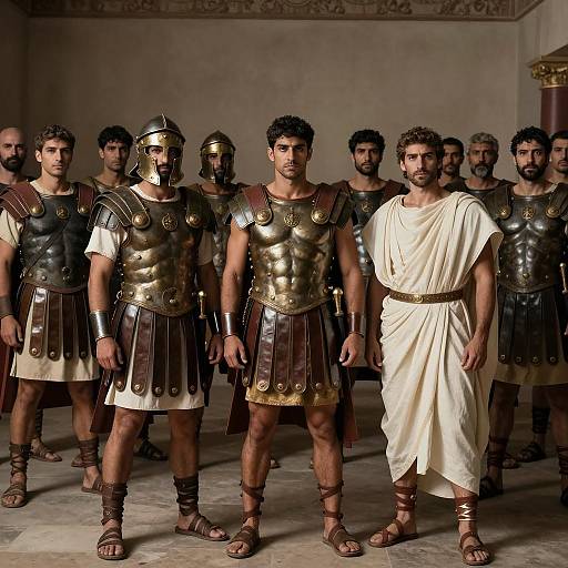 Dramatic Gathering of Historic Warriors