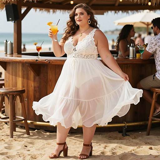 Plus-Size Bohemian Beach Vibes