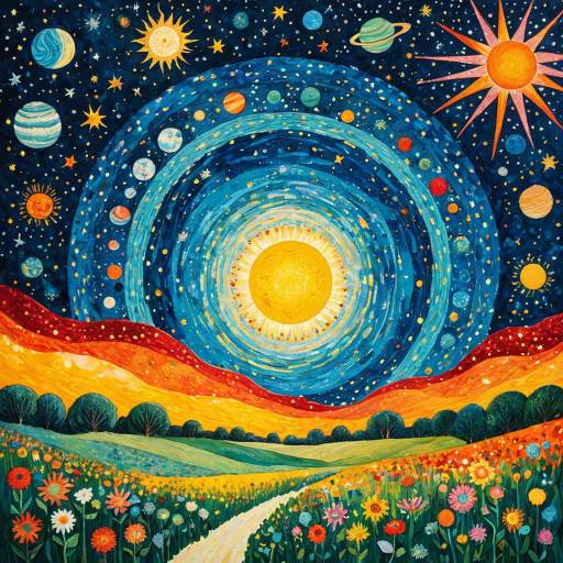 Magical Kaleidoscope Galaxy Painting Magical Kaleidoscope Galaxy Painting