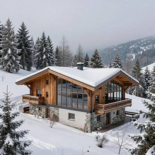 Alpine Contemporary Single-Box Timber Retreat