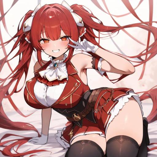Vivid Portrait of Houshou Marine