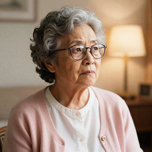 Intense Portrait of an Elderly Woman