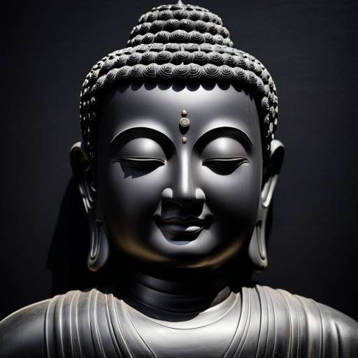 Serene Korean Buddha Tattoo Art Design