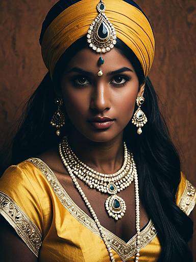 Realistic Krishna Male Costume Portrait