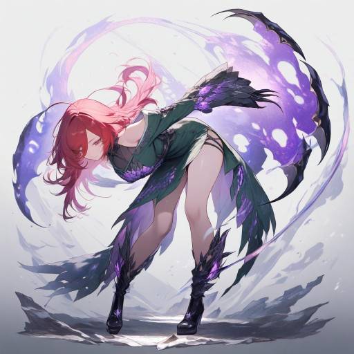 Joyful Curly-Haired Spirit in Motion