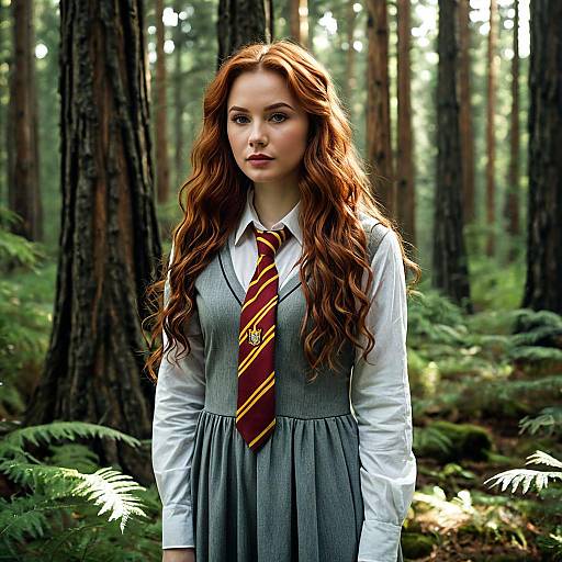 Photo-Realistic Myrtle in Hogwarts Costume