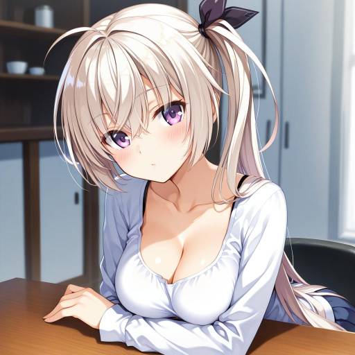 Illustration of Akizuki kanna, cafe stella to shinigami no chou in the style of Myama