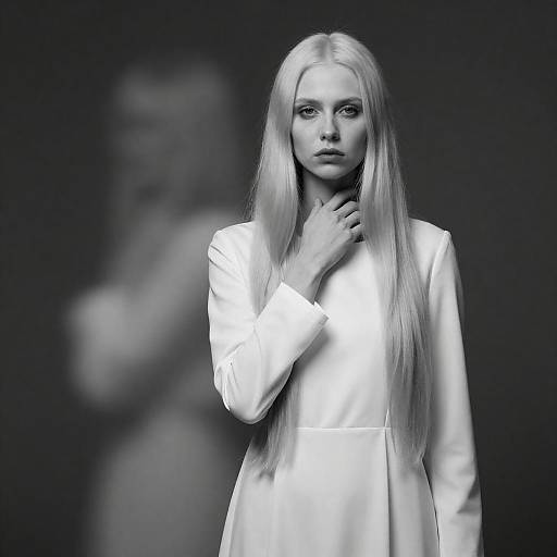 Platinum Beauty in Contrast