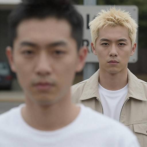 Close-Up Photograph of Two Men