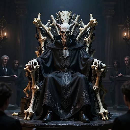 Sinister Judge on Bone Throne