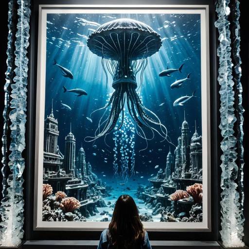 Underwater Sci-Fi Art Installation