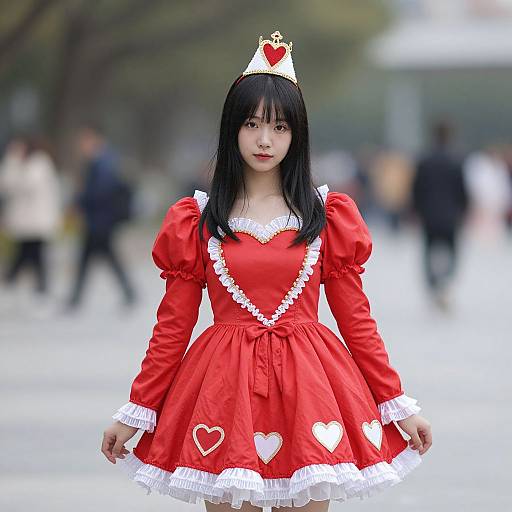 Queen of Hearts Costume Portrait