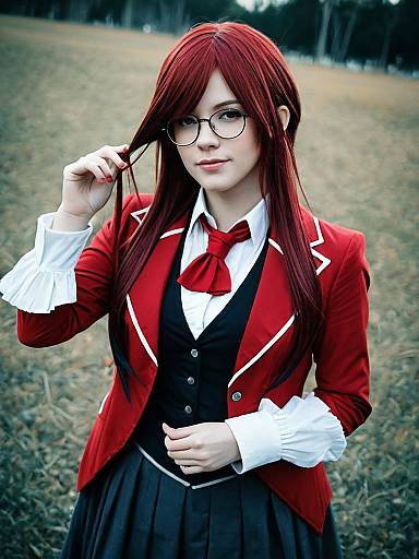 Sexy Grell Sutcliff Cosplay Photo