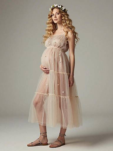 Ethereal Fairy Maternity Fashion Portrait