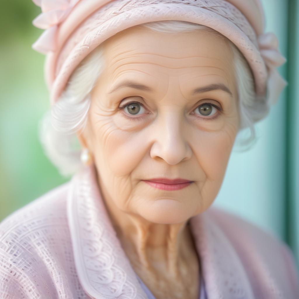 Elegant Portrait of an Elderly Woman