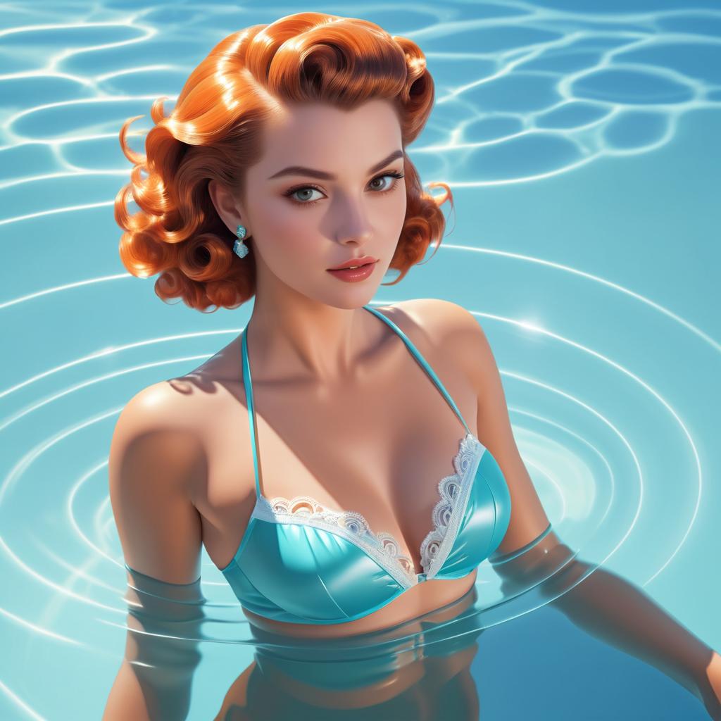 Stunning Modern Pinup in Morning Light