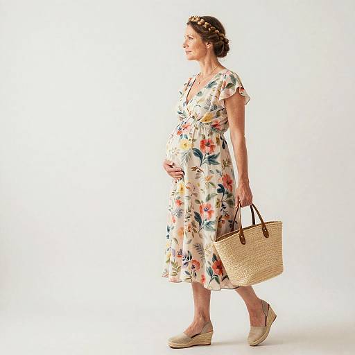 Gouache Maternity Brunch: Floral Wrap Elegance