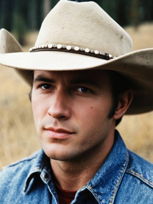 Close-Up of Brokeback Mountain Character