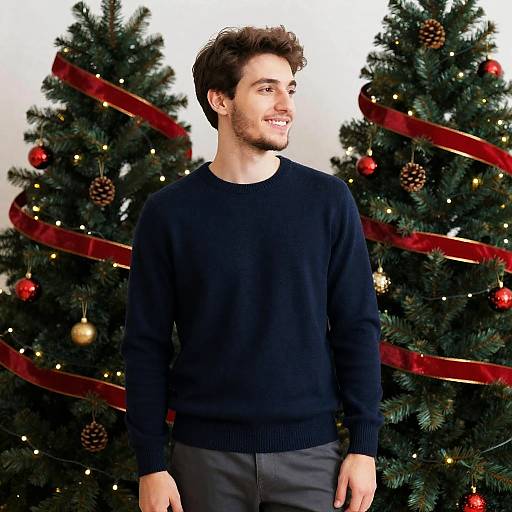 Festive Portrait of a Young Man