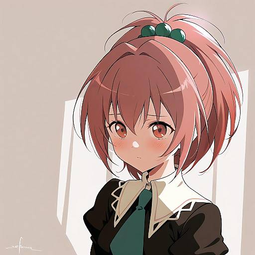 Illustration of Aoi nagisa, strawberry panic! in the style of Unsfrau