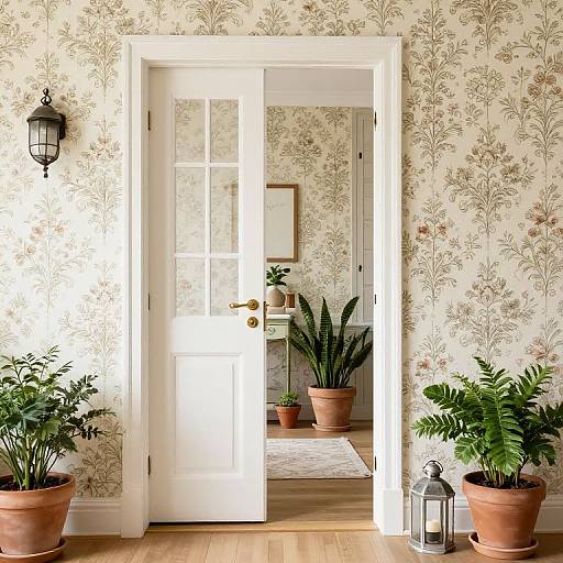 Floral Door to Romantic Cottagecore