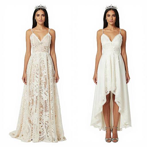 Elegant Portrait of a Dress-Model