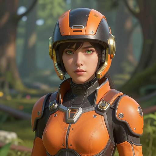 Futuristic Apex Legends Costume Portrait