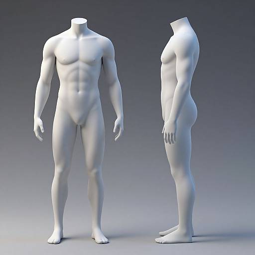 Minimalistic Character Body Base Model