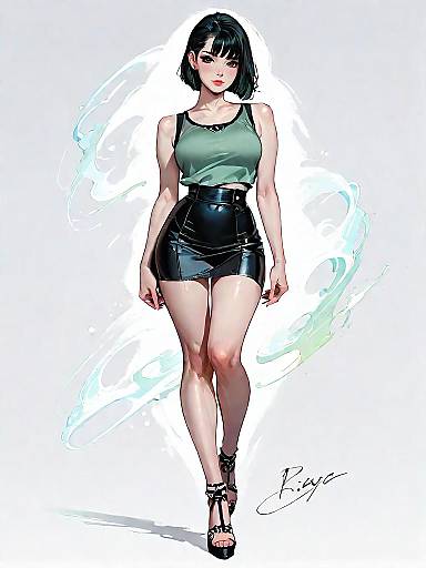 Stylish Woman in Urban Outfit