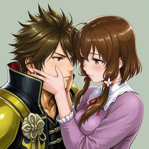 Illustration of Mouri motonari (sengoku basara), sengoku basara in the style of Osakana (denpa yun'yun)