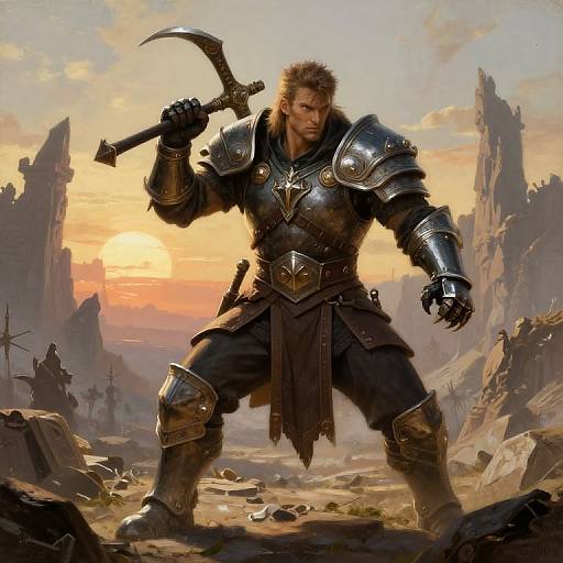 Desthclaw: Legendary Warrior at Dawn