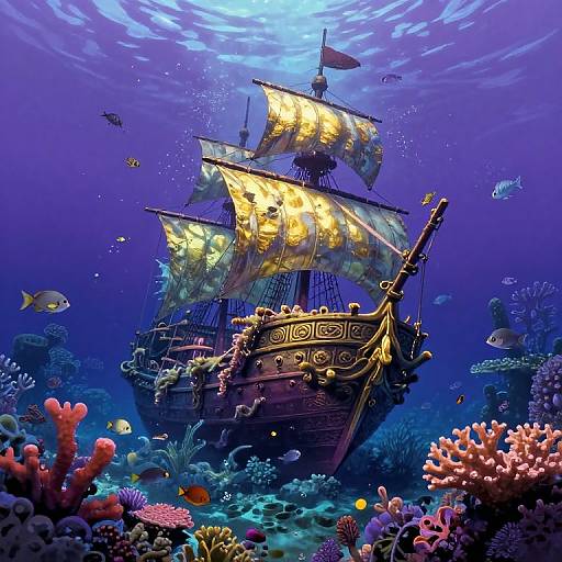 Studio Ghibli Inspired Underwater Reef